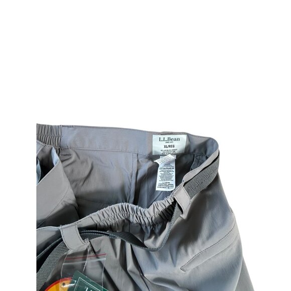 NEW LL Bean Tropicwear Pants Gray Womens XL Zip Leg Convertible Pants to Shorts - Picture 12 of 16